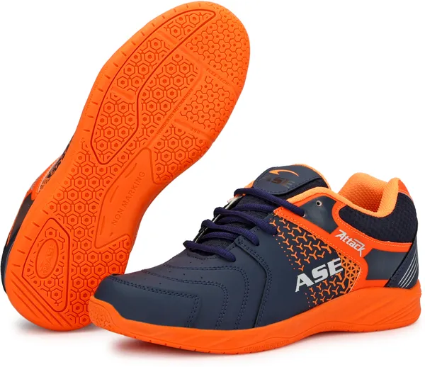 Orange_PU_Lightweight_and_Durable_Badminton_Shoes
