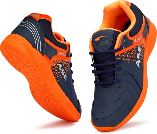 Orange_PU_Lightweight_and_Durable_Badminton_Shoes