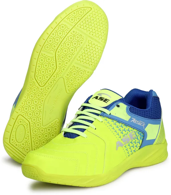 Parrot_PU_Badminton_Shoes