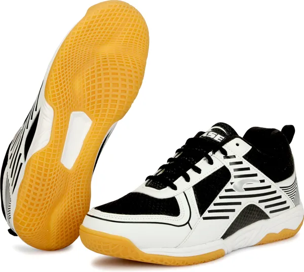 White_PU_Badminton_Lightweight_Non-Marking_Sole_Squash_Shoes