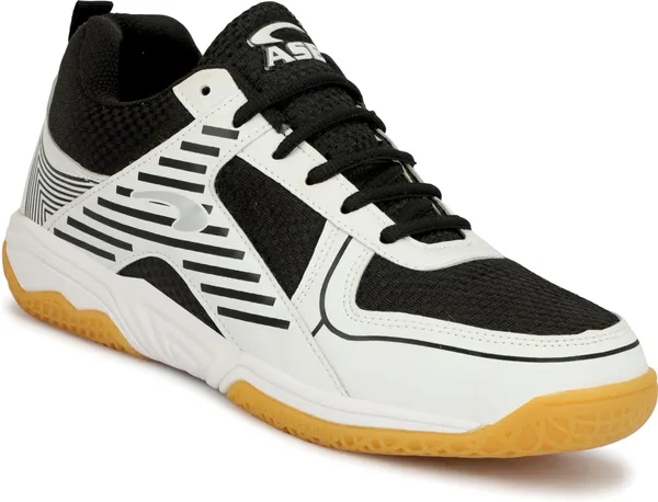 White_PU_Badminton_Lightweight_Non-Marking_Sole_Squash_Shoes