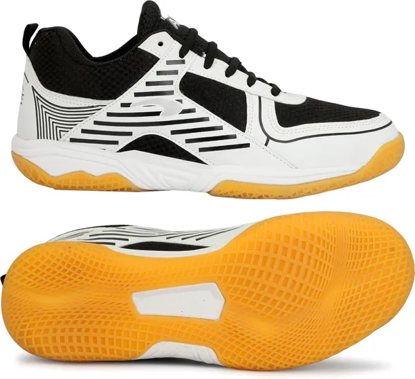 White_PU_Badminton_Lightweight_Non-Marking_Sole_Squash_Shoes
