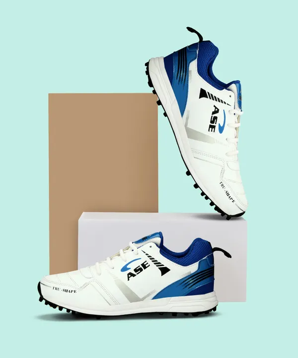 Blue_Synthetic_Leather_Professional_Cricket_Shoes