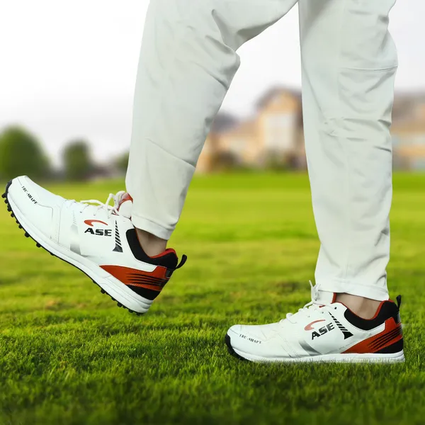 Red_Synthetic_Leather_Professional_Cricket_Shoes