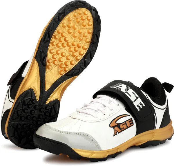 ASE_Mens__Golden_Synthetic_Leather_Golden_Agile_Striker_Youth_Cricket_Shoes_with_Velcro_Closure_CRT020_GOLDEN_11