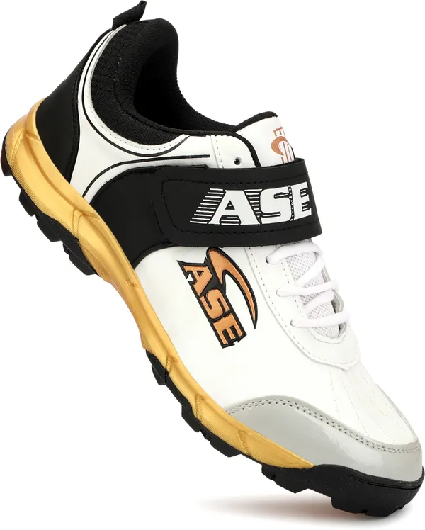 ASE_Mens__Golden_Synthetic_Leather_Golden_Agile_Striker_Youth_Cricket_Shoes_with_Velcro_Closure_CRT020_GOLDEN_11