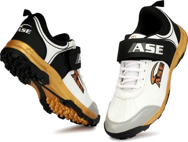 ASE_Mens__Golden_Synthetic_Leather_Golden_Agile_Striker_Youth_Cricket_Shoes_with_Velcro_Closure_CRT020_GOLDEN_11