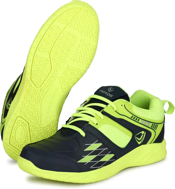 Parrot_Green_Synthetic_Leather_Non-Marking_Power_Cushion_Training_Shoes