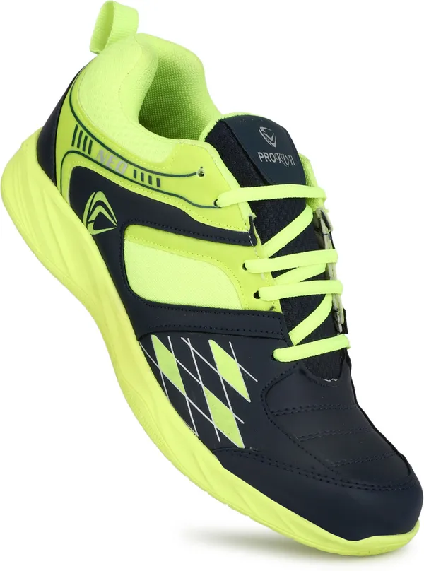 Parrot_Green_Synthetic_Leather_Non-Marking_Power_Cushion_Training_Shoes