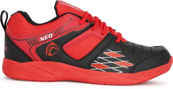 Red_Synthetic_Leather_Non-Marking_Power_Cushion_Training_Shoes