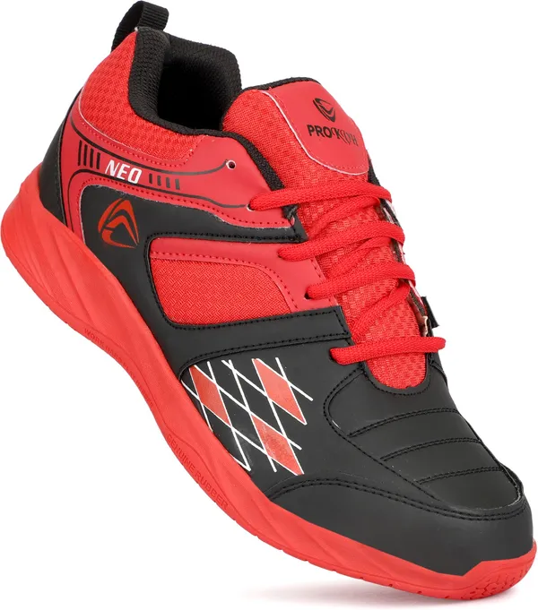 Red_Synthetic_Leather_Non-Marking_Power_Cushion_Training_Shoes