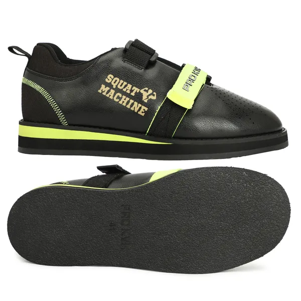 PRO_KVH_Weightlifting_Squat_Shoes,_Deadlift_Shoes,Weight_Lifting_Shoes_for_Heavy_Lifting_Weight_Training,Fitness_Cross-Trainer_Barefoot_&_Minimalist_Sneakers_Gym_Training_Shoes_for_Men_Black-Parrot_(12UK/IND)