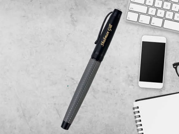 Black_Exclusive_Diamond_Roller_Pen_With_Name_Engraved