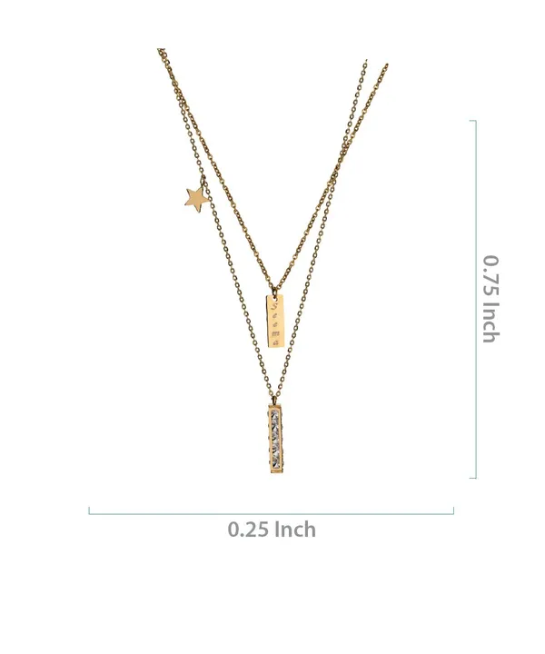Golden_Stylish_Long_Bead_Shape_Pendant_For_Women_with_Name