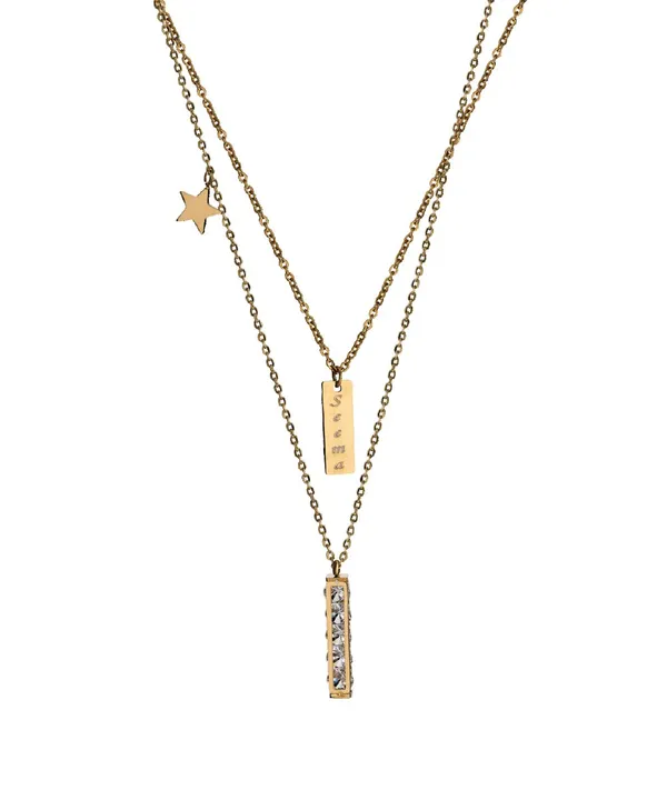 Golden_Stylish_Long_Bead_Shape_Pendant_For_Women_with_Name