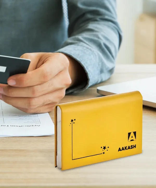 Yellow_Color_Stylish_Regular_Use,_Easy_To_Carry_Card_Holder_with_Name