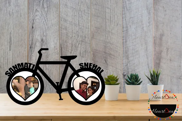 Multi_Color_Cycle_Shape_Wood_Cutout_Photo_Frame(_12"_X_18")