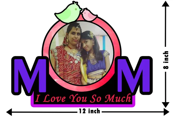 Multicolor_Mom_Design_Wooden_Cutout_Photo_Frame