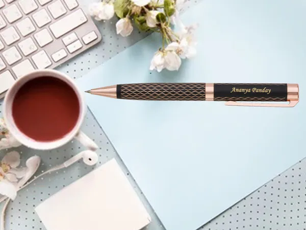 Black_Rose_Gold_Designer_Twist_Ball_Pen_With_Name_Engraved_