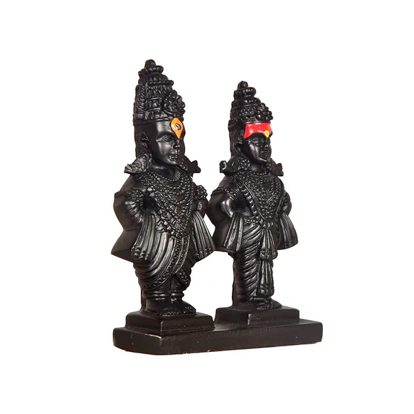 Black_Small_Resin_Lord_Shri_Vitthal_Rukmini_(Pack_For_2_Piece)