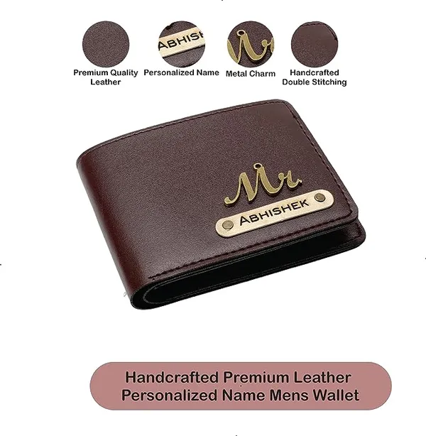 Brown_Color_Customized_Name_&_Charm_Wallet_For_Men