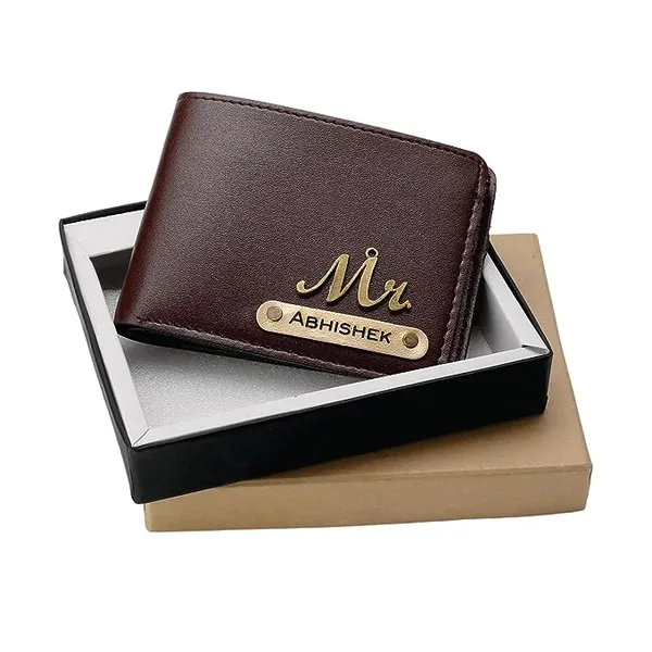 Brown_Color_Customized_Name_&_Charm_Wallet_For_Men