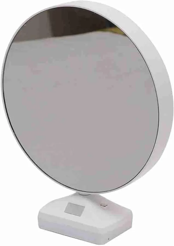 Plastic_Round_Magic_Mirror_Tabletop_Customized_Photo_Frame_(White)_