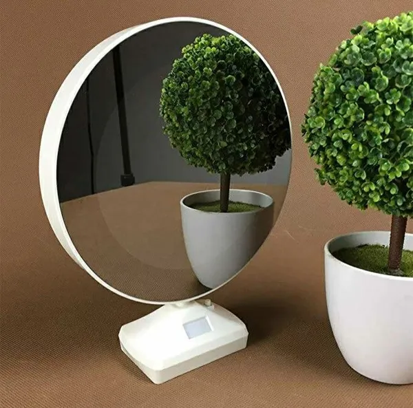 Plastic_Round_Magic_Mirror_Tabletop_Customized_Photo_Frame_(White)_