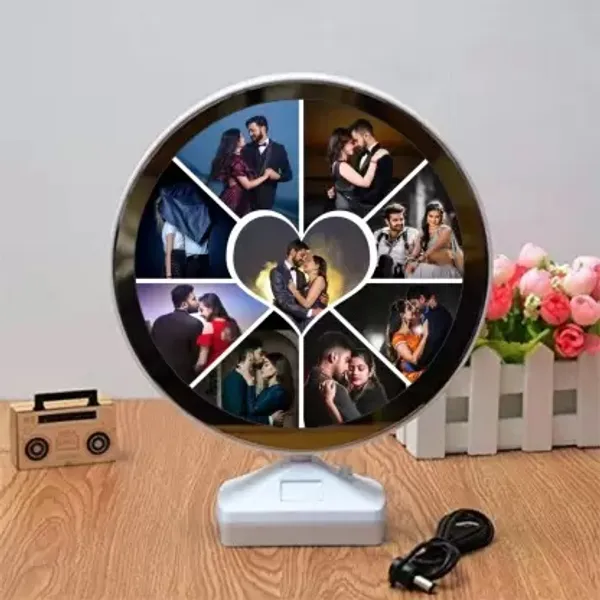 Plastic_Round_Magic_Mirror_Tabletop_Customized_Photo_Frame_(White)_