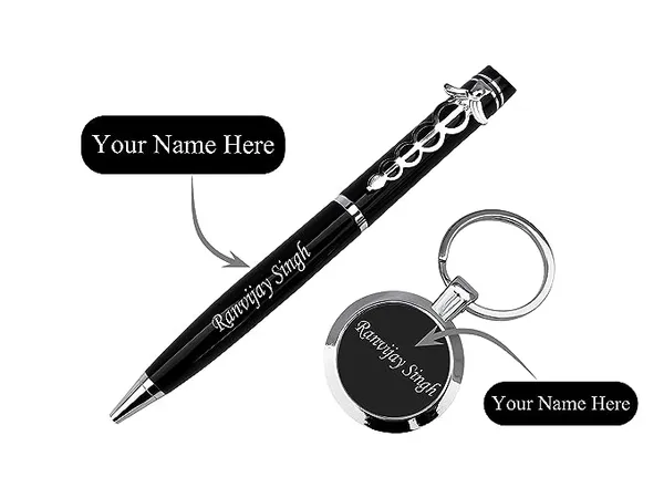 Personalized_Doctor_Pen_&_Keychain_With_Your_Name_Engraved_-_Customized_Gift_Combo_-_Ideal_For_Doctors