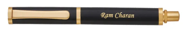 Tube_Matt_Black_Roller_With_Name_Engraved