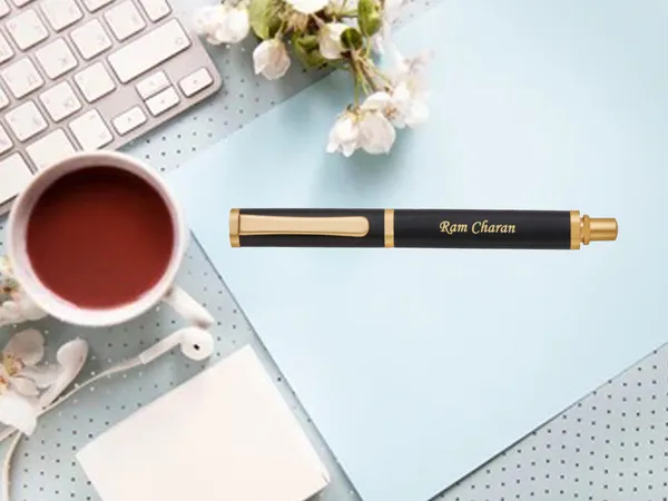 Tube_Matt_Black_Roller_With_Name_Engraved