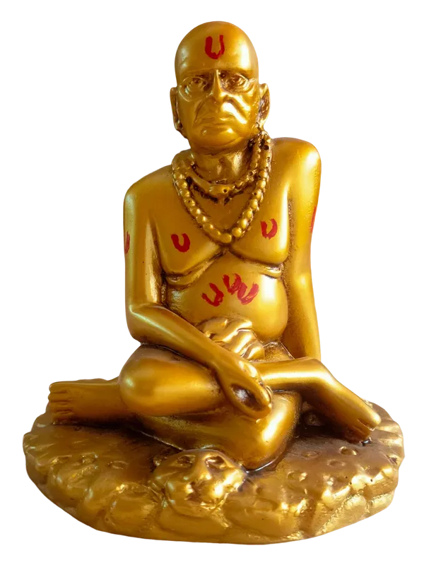 Lord_Swami_Samartha_Statue_|_Idol_For_Home_Decor,_Office,_Car_Dashboard_Glossy_Finish