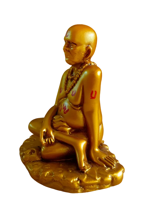 Lord_Swami_Samartha_Statue_|_Idol_For_Home_Decor,_Office,_Car_Dashboard_Glossy_Finish