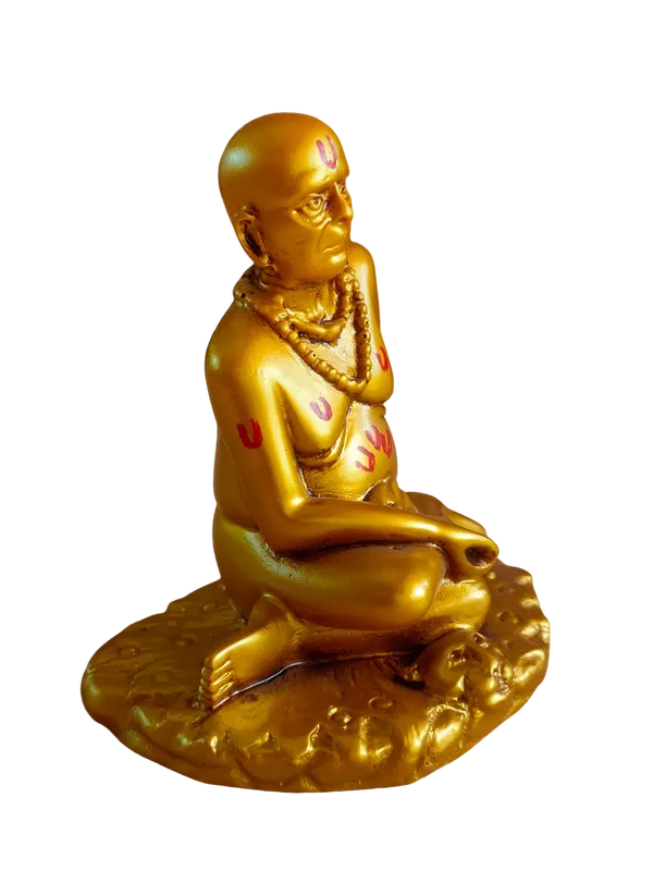 Lord_Swami_Samartha_Statue_|_Idol_For_Home_Decor,_Office,_Car_Dashboard_Glossy_Finish