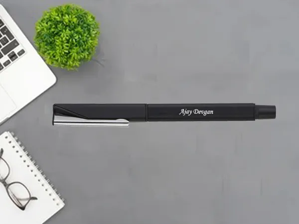Cubic_Black_Roller_Pen_With_Name_Engraved