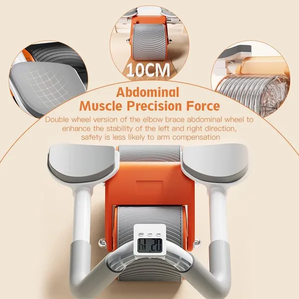 Ab_Roller_Abs_Workout_Abdominal_Exercise_Rollers_Automatic_Rebound_Abdominal_Wheel_Fitness_Roller_Exercise_Wheel_Workout_Trainer_Gym_Home_Fitness_Equipment_Roller_Arms_Back_For_Men,Women