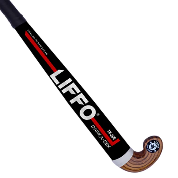 Liffo®_Fiber_Coated_Wooden_Hockey_Stick_(_TX-300)_DARKA-DEK