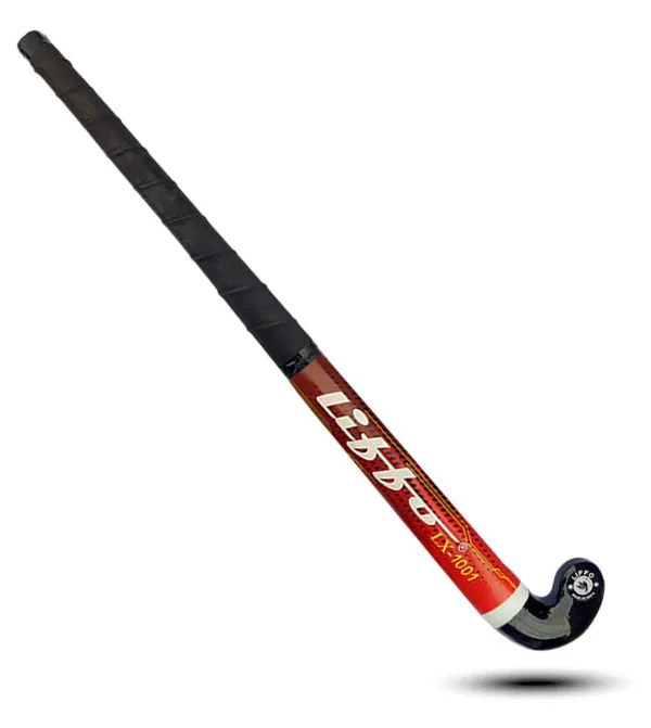 Red_LX-1001_Hockey_Sticks_For_Men_And_Women_Practice_And_Beginner_Level_With_1_Ball_And_1_Cover_(L-36_Inc)_Red