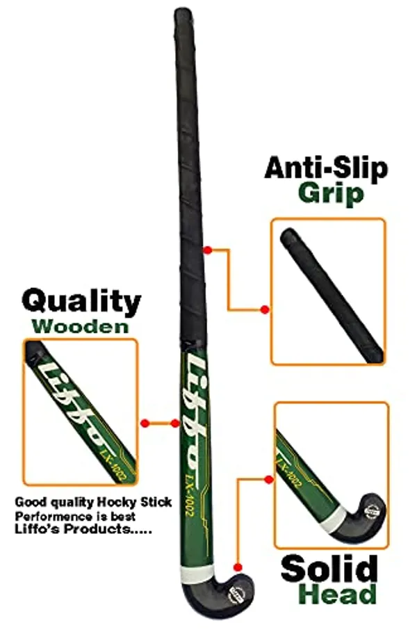 Green_LX-1002_Solid_Wooden_Hockey_Sticks_For_Men_And_Women_Practice_And_Beginner_Level_(Green)