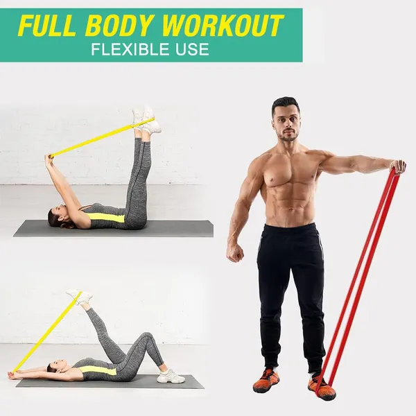 Liffo®_Resistance_Band_Kit_for_Workout_for_Men_and_Women,_7-60kg_Resistance_and_Pull_up_Band_for_Chin_Ups,_Durable_TPE_Loop_Bands_Toning_Bands_for_Home_Gym_Fitness,_Gym_Equipment_(Multicolor)_1Pcs