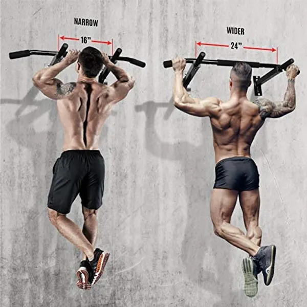 Black_Wall_Mounted_Pull_Up_Bar/Chin_Up_Bar(Black)_for_Home