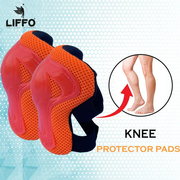 Liffo®_Protective_Skating_Guard_Kit_for_Skating,_Cycling,_Running_for_Kids,Boys,Girls,(6-18_years)_(Orange)