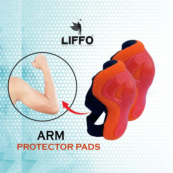 Liffo®_Protective_Skating_Guard_Kit_for_Skating,_Cycling,_Running_for_Kids,Boys,Girls,(6-18_years)_(Orange)