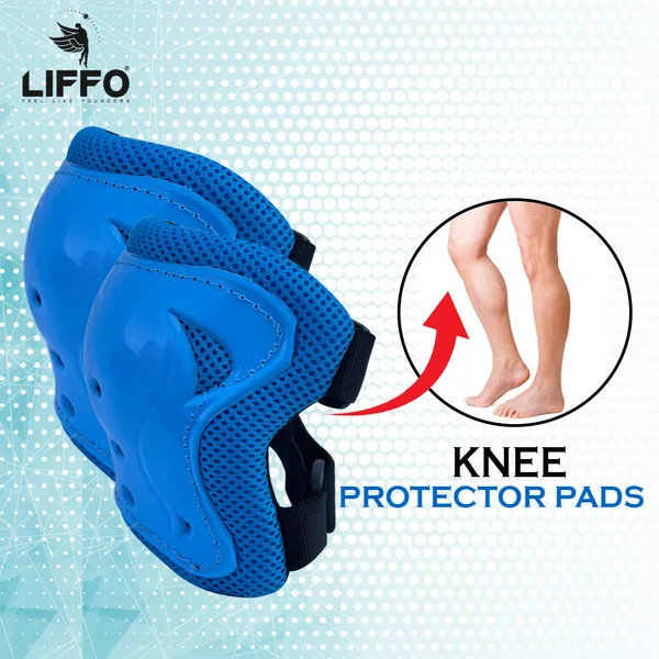 Liffo®_Protective_Skating_Guard_Kit_for_Skating,_Cycling,_Running_for_Kids,Boys,Girls,(6-18_years)_(Blue)