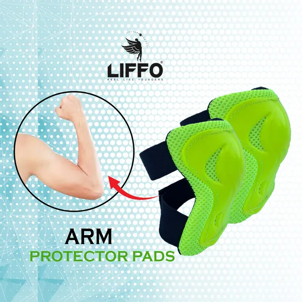 Liffo®_Protective_Skating_Guard_Kit_for_Skating,_Cycling,_Running_for_Kids,Boys,Girls,(6-18_years)_(Green)