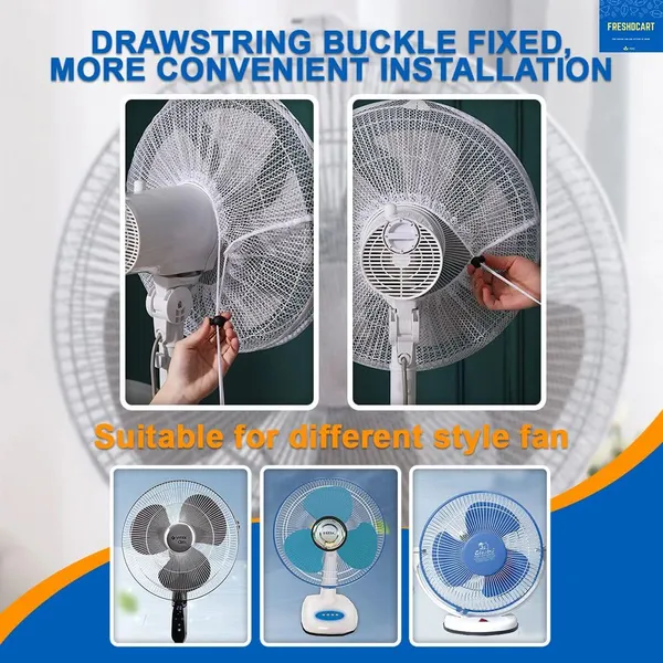 FreshDcart_Dust-proof_Finger_Protector_Fan_Cover_|_Anti-pinch_Hand_Protective_Cover_Net_Washable_Fan_Mesh_Cover_for_Electric_Fan_Table_Fan_(White_Pack_of_1)
