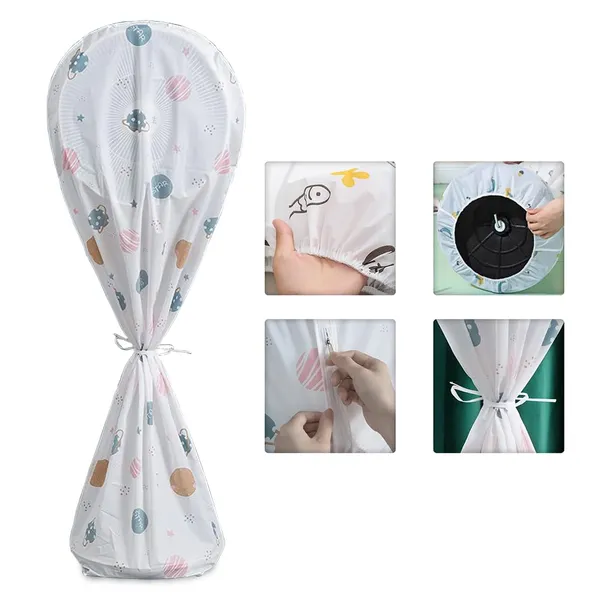 FreshDcart_Universal_Fan_Dust_Cover,_Dust-Proof_&_Waterproof_Electric_Fan_Protector,_Adjustable_Node,_for_Pedestal,_Floor_and_Table_Fans,_(Multicolor,_Pack_of_1)