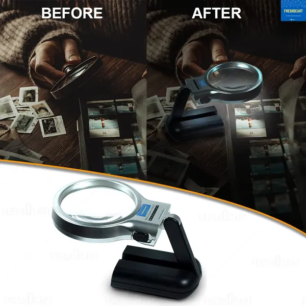 3_in_1_Portable_Magnifying_Lens_3X_High-Powered_Magnification_Hand-Held_Folding_Magnifier_Glass_with_LED_Lights_Stand_and_UV_Protection_for_Reading_A4,_Newspaper,_Soldering,_map