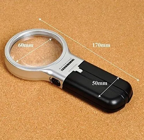 3_in_1_Portable_Magnifying_Lens_3X_High-Powered_Magnification_Hand-Held_Folding_Magnifier_Glass_with_LED_Lights_Stand_and_UV_Protection_for_Reading_A4,_Newspaper,_Soldering,_map